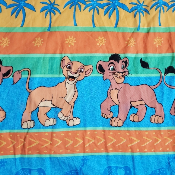 Vintage 90s The Lion King 2 Simba’s Pride Fitted Sheet and Duvet Cover Twin - Picture 7 of 10